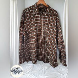 Bullock & Jones Flannel Shirt button up XXL vintage